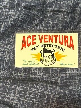 💚2 FOR 25 LISTING SALE💚 Ace Ventura: Pet detective ID/business card! Custom!